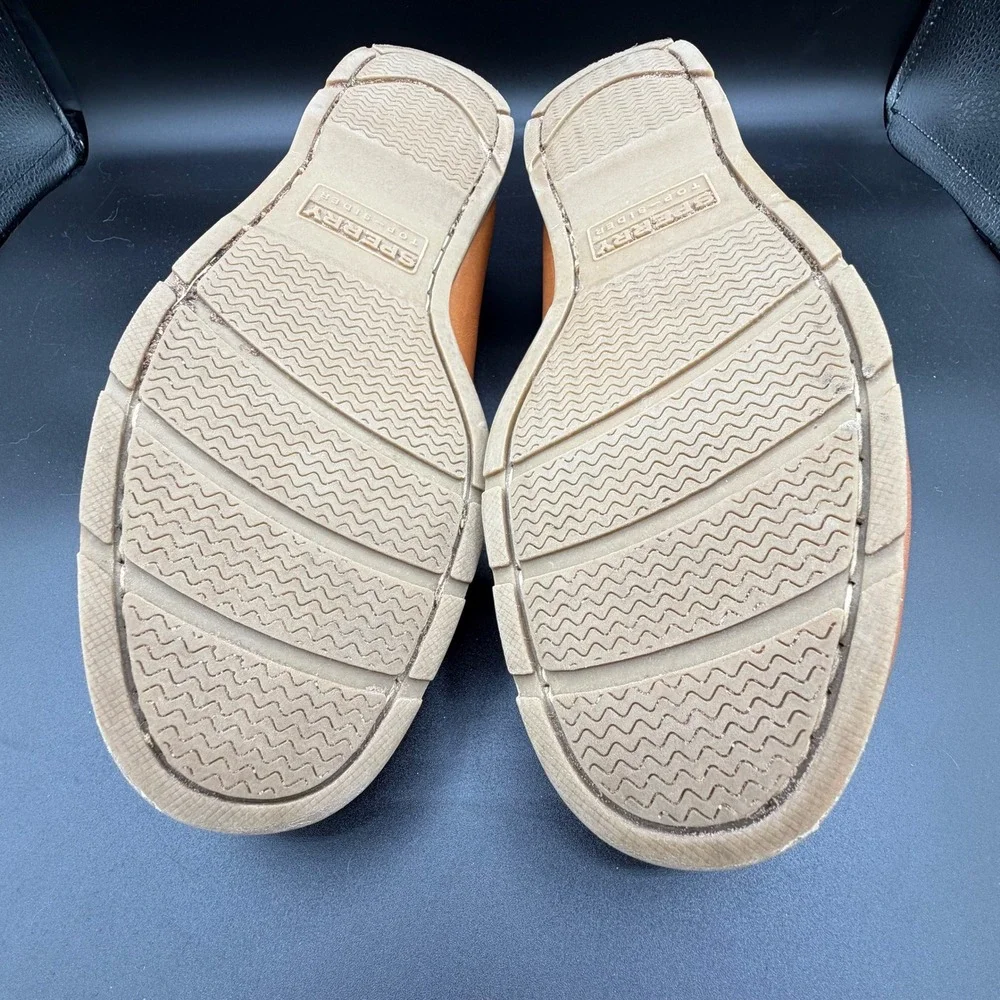 Sperry Top-Sider Mens 10.5 M Authentic Original Leather Boat Shoes Tan 0777894